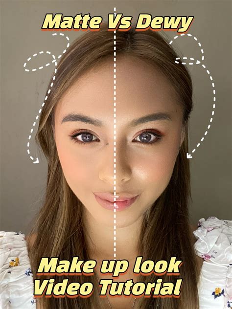 matte vs dewy makeup