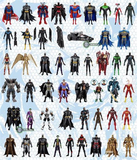 Mattel Dc Action Figures Checklist