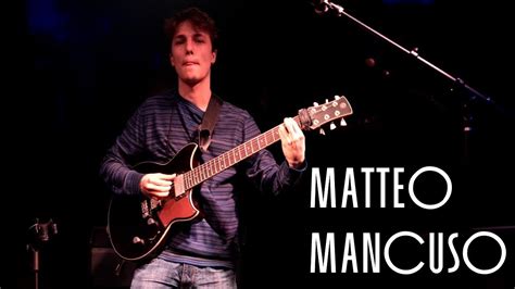 matteo mancuso guitar tour