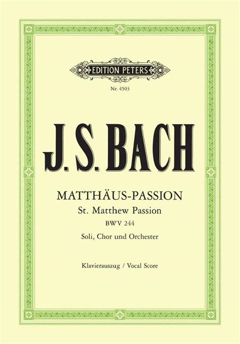 mattheus passion bach tekst