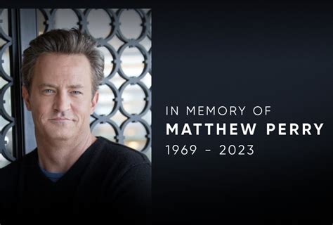 Matthew Perry Tribute: A Look Back At The Iconic Actor's Career