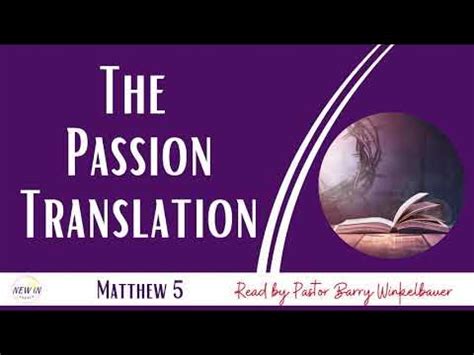matthew 5 the passion translation