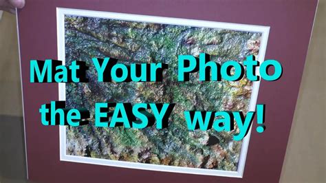 Matting Artwork Instructions