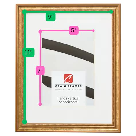 Matting Frame Size