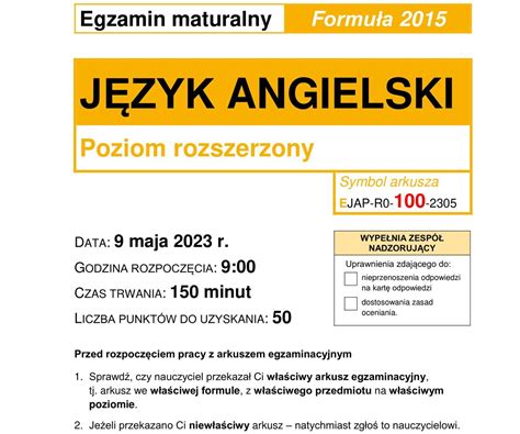 matura angielski 2023 czerwiec rozszerzony