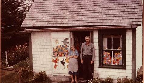 Maud Lewis (1903 - 1970) was born and lived in Nova Sciotia, Canada