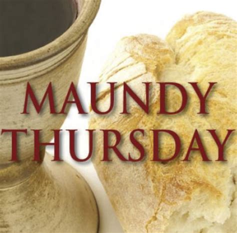 maundy thursday prayers for service