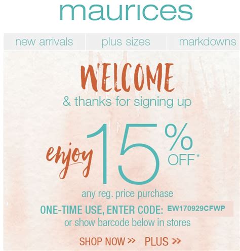 Save Big With Maurices Coupon Code