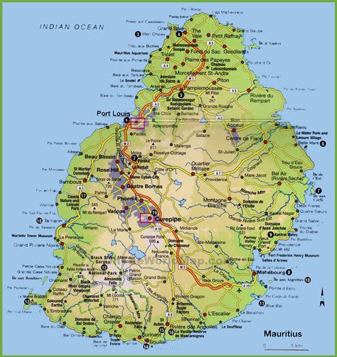 Mauritius Maps & Facts World Atlas