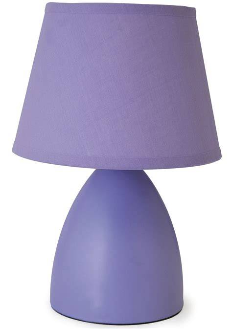 European retro purple romantic table lamp living room bedside lamp