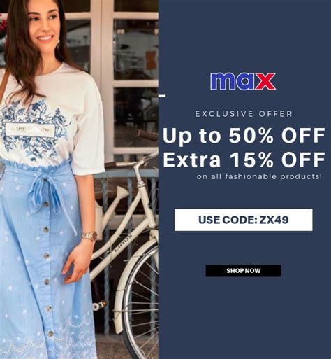 Max Fashion Coupon Code – 2023