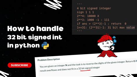 max 32 bit integer in python
