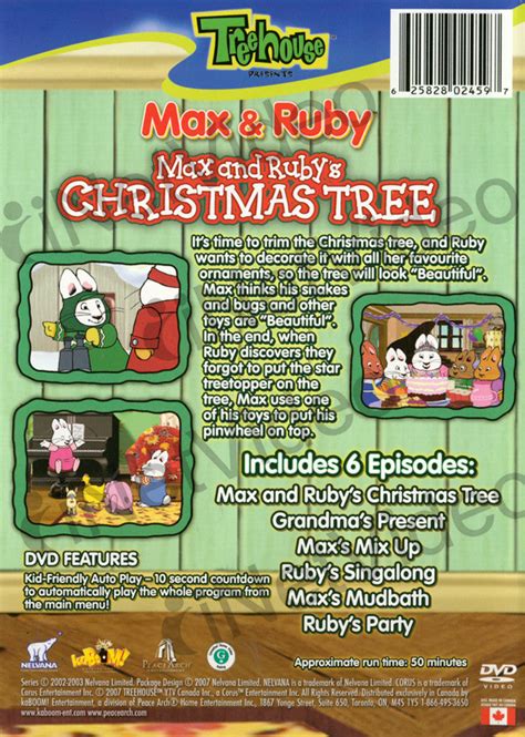 max and ruby's christmas tree dvd