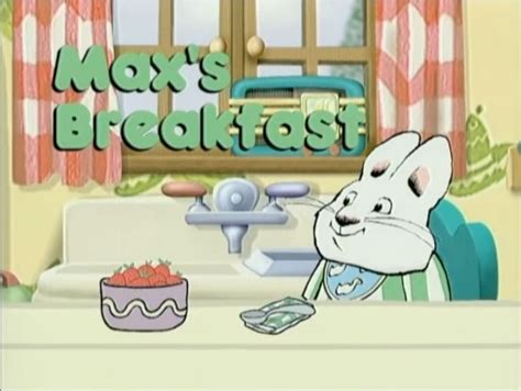 max and ruby max's breakfast dailymotion