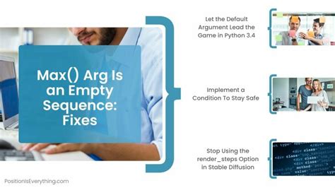 max arg is an empty sequence