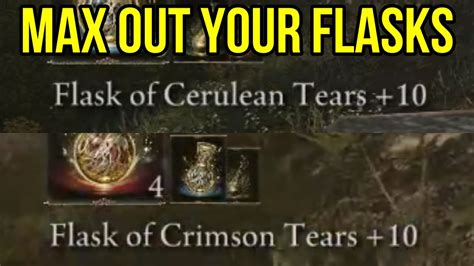 Max Flasks And Tears Elden Ring