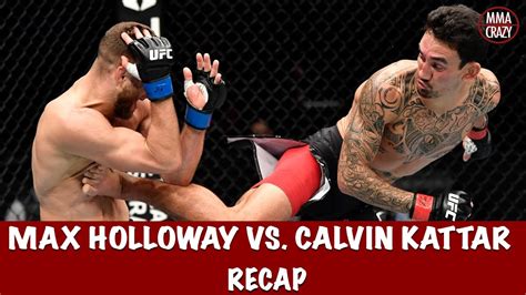 max holloway vs calvin kattar