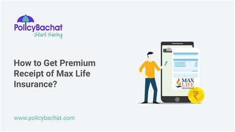 max life insurance payment of premium