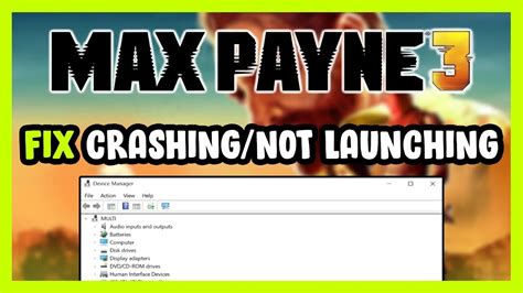 max payne 3 crash fix