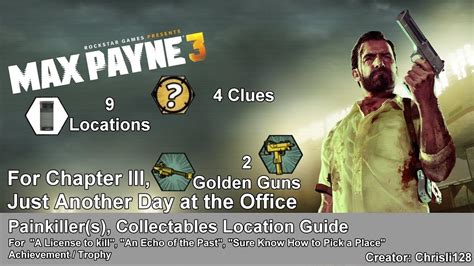 max payne 3 golden guns and clues