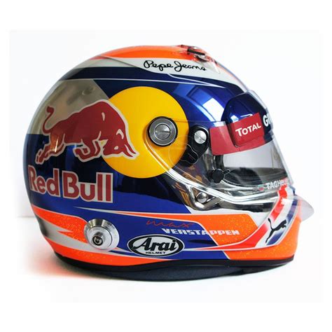 max verstappen 1 1 scale signed helmet