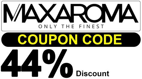 Maxaroma Coupon: Save Money On Your Favorite Products