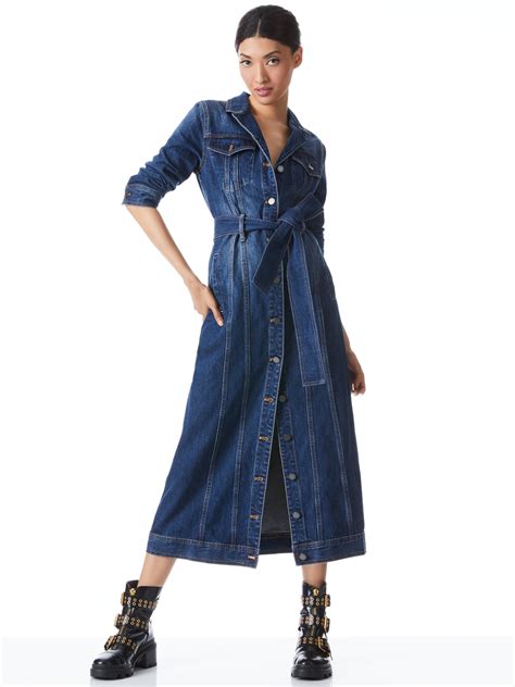 maxi denim jacket