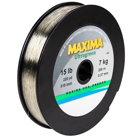 maxima ultragreen monofilament fishing line