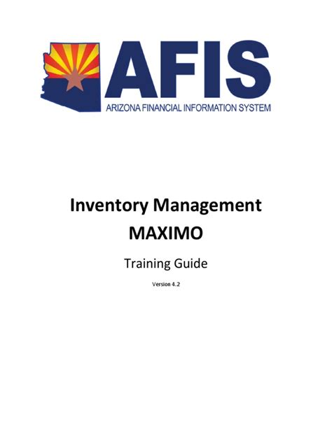 maximo inventory management pdf