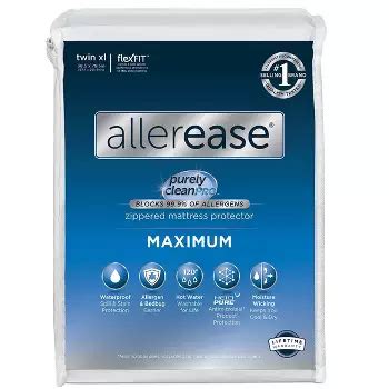 Maximum Mattress Protector White - Allerease Twin Xl
