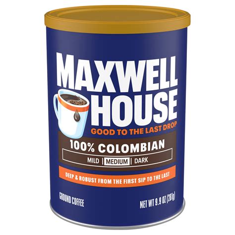 maxwell house 100% colombian coffee