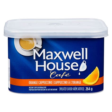 maxwell house orange cappuccino