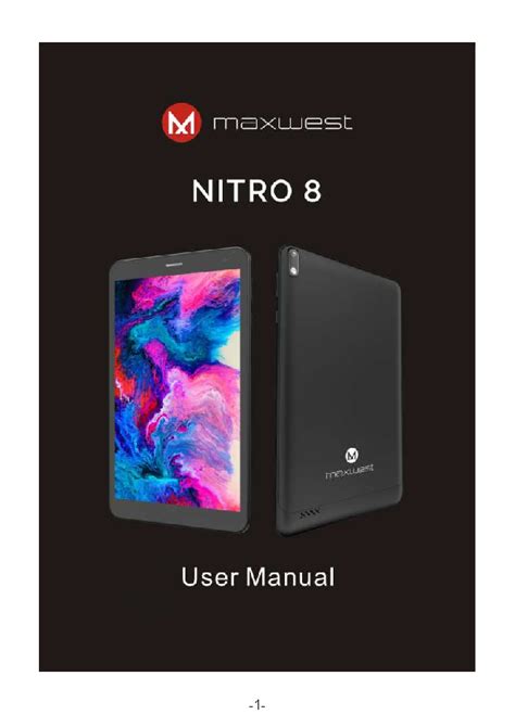 MaxWest Nitro 8 Tablet Unity Wireless