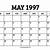 may 13 1997 calendar