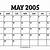 may 20 2005 calendar