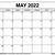 may 2022 calendar printable free