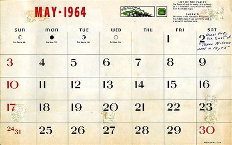 may 16 1964 day of the week