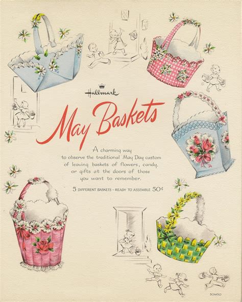 may day baskets clip art