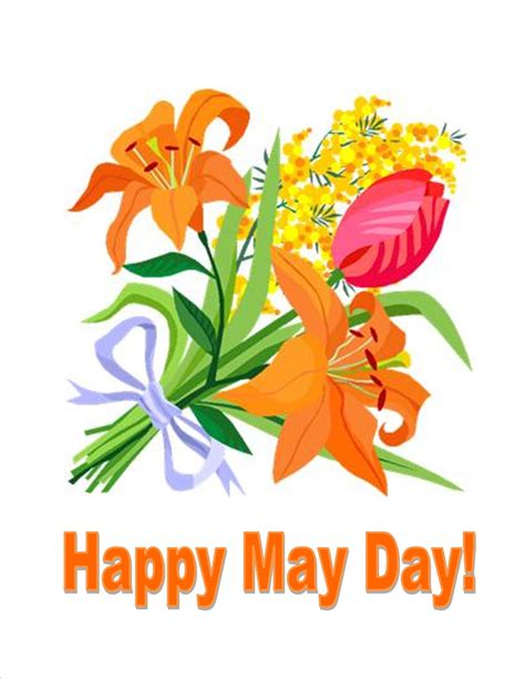 may day flower free art