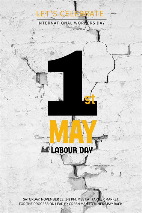 may day poster design