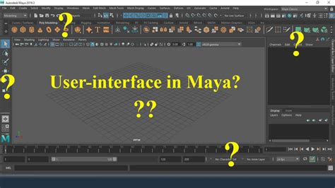 Maya LT 101 The User Interface Part 1 YouTube