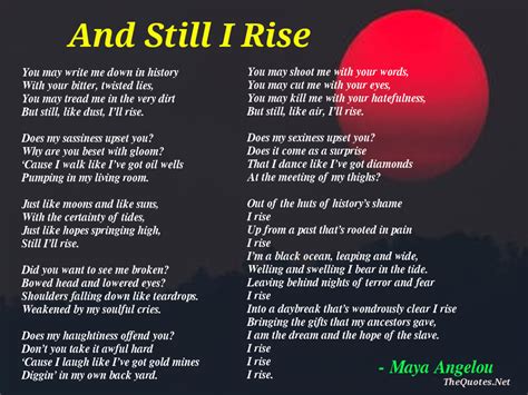 maya angelou poems about hope