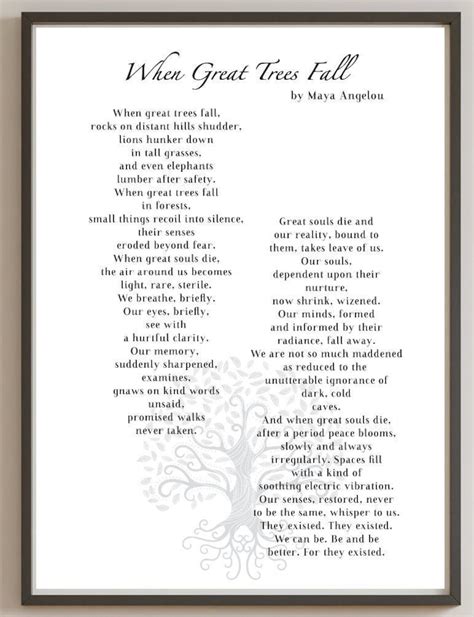 maya angelou poems for funerals