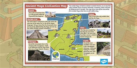 Maya Map Free Printables