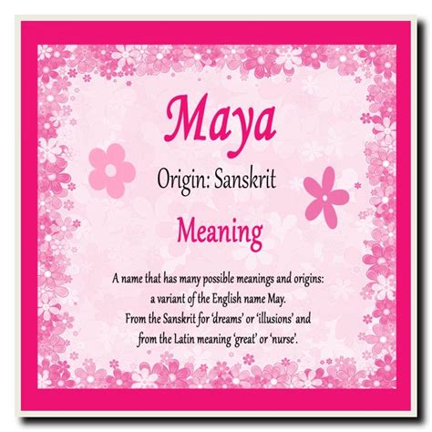 maya name meaning