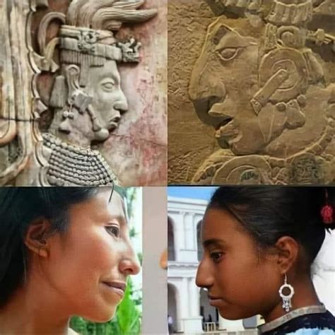 mayan vs aztec facial features