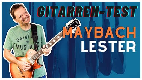 Test Maybach Lester JR Double Cut, EGitarre AMAZONA.de