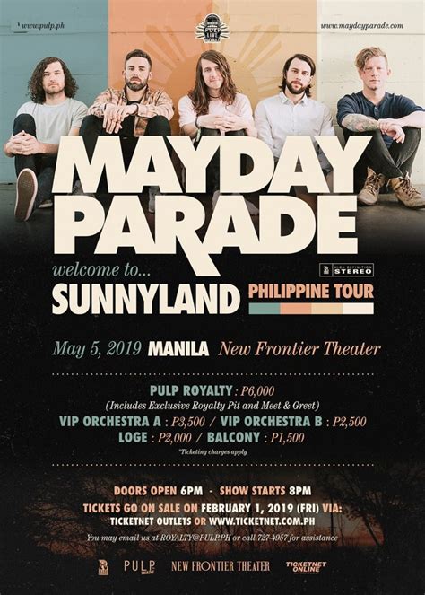 mayday parade tickets manila
