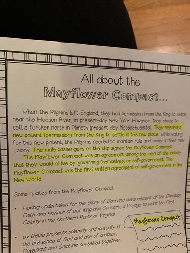 Mayflower Compact Flashcards