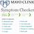 mayo clinic sore throat symptom checker
